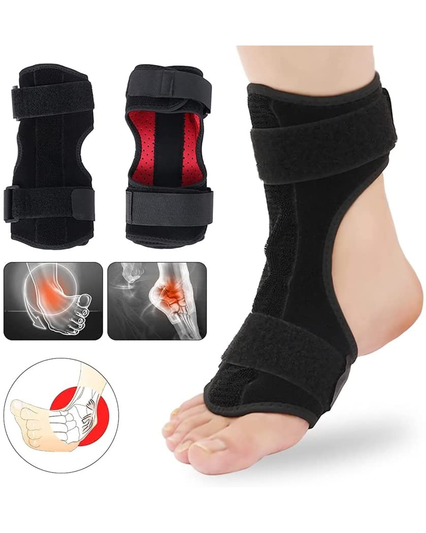 Férula Nocturna para Fascitis Plantar, Ortesis Estabilizadora para Pie Caído, Soporte Ajustable para La Articulación del Tobillo Y Tendinitis De Aquiles.