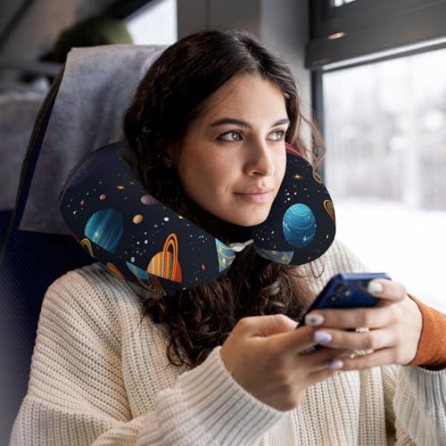 Almohada cuello U espuma viscoelástica tamaño único miniatura 6