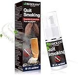 Quit Smoking, Nicotine Craving Relief Spray, Fight Nicotine Withdrawal Symptoms, an Easy Way to Quit Smoking Cigarettes Without Side Effects, an All Natural & Nicotine Free Stop Smoking Aid