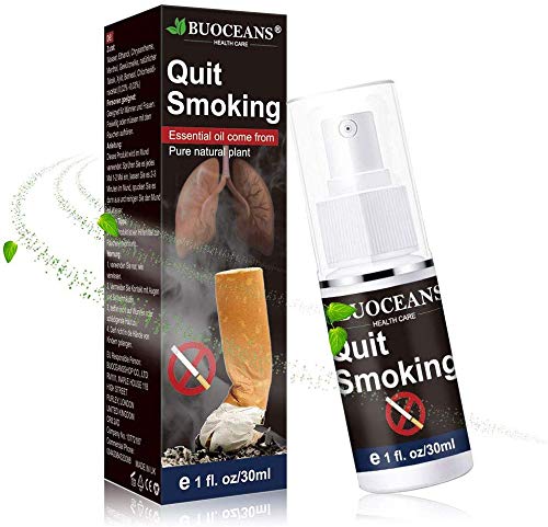Quit Smoking, Nicotine Craving Relief Spray, Fight Nicotine Withdrawal Symptoms, an Easy Way to Quit Smoking Cigarettes Without Side Effects, an All Natural & Nicotine Free Stop Smoking Aid
