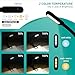 somisgarden Rechargeable Book Light for Reading in Bed, 4 Color Temperatures Eye-Caring LED, Portable Clip On Reading Light with Magnetic Base, Hands-Free for Travel, Night Reading (Black)