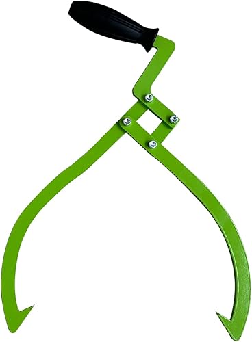 Pinzas de registro de 16", herramienta de transporte de pinzas de tronco, gancho de elevación de troncos, portador de troncos, herramienta de