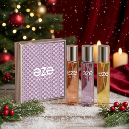 Image of EZE Perfume Gift Set For Women - Pack of 3 (18ml Each) | Premium and Long Lasting Perfume | Luxury Scent Perfect for Work, Events & Special Occasions