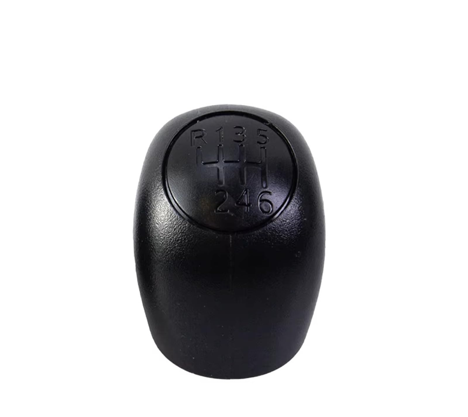 GHQFROP Transmission Gear Shift Knob for Fiat for Ducato 1994-2006 5/6 Speed MT Car Gear Shift Knob Shifter Lever Stick Car Gear Stick Knob(Black 6 Speed)
