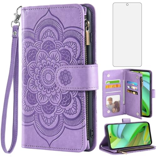 Housse Moto G Power 5G 2023 fleurie pour libérer vos mains en sortie