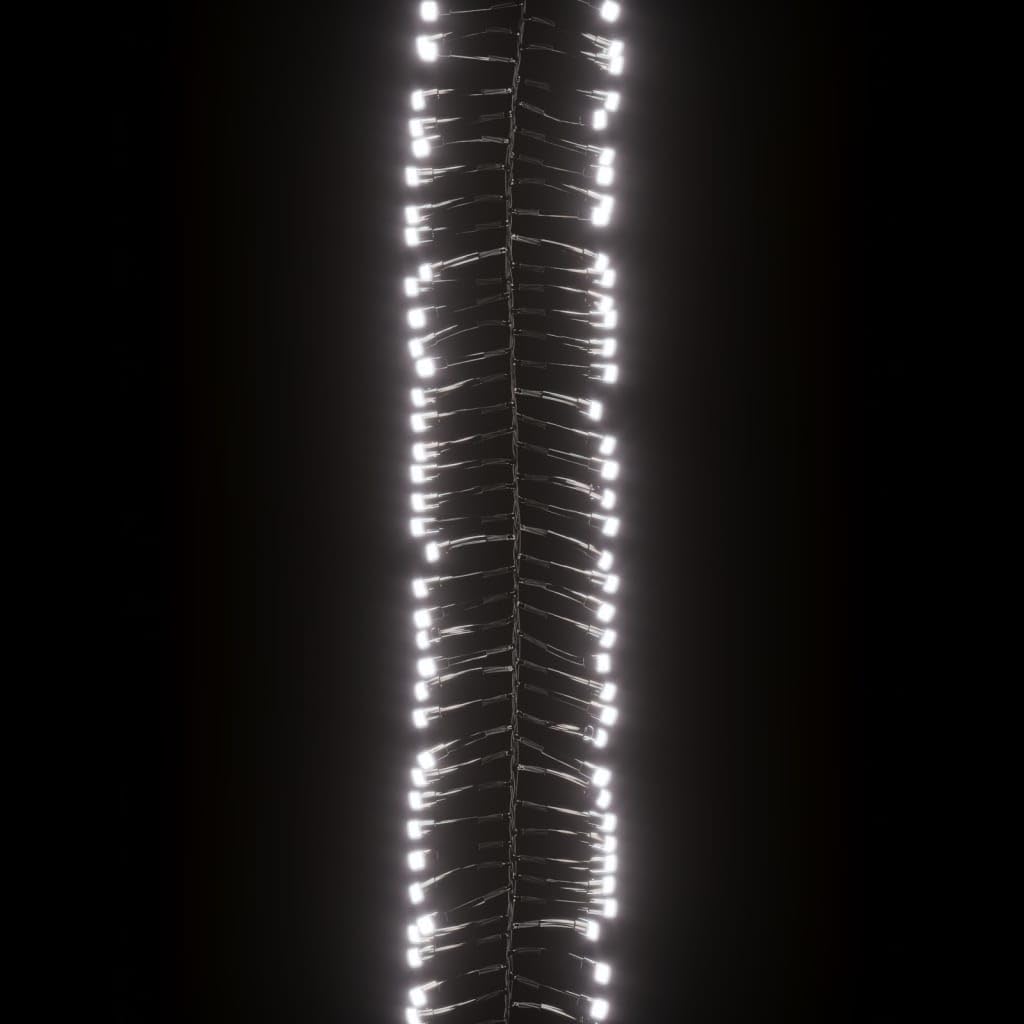 lichterkette batterie außen,lichterkette innen,lichterkette klein,LED-Lichterkette mit 1000 LEDs Kaltweiß 11 m PVCGeeignet für Patio, Schlafzimmer, Wohnzimmer, Weihnachten