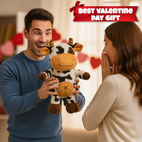 Image of Zest 4 Toyz Soft Toy for Girls (30 Cm) | Cute Stuffed Animal Plush Toy | Baby Toys | Cow Soft Toy Cuddly Teddy Bear for Kids | Birthday Gift