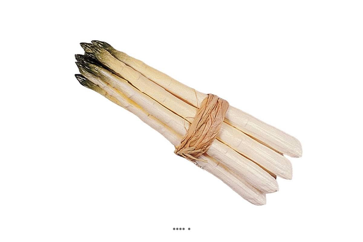 Künstlicher Spargel-Stiefel, Grün, aus mundgeblasenem Kunststoff, L 200 x 20 mm