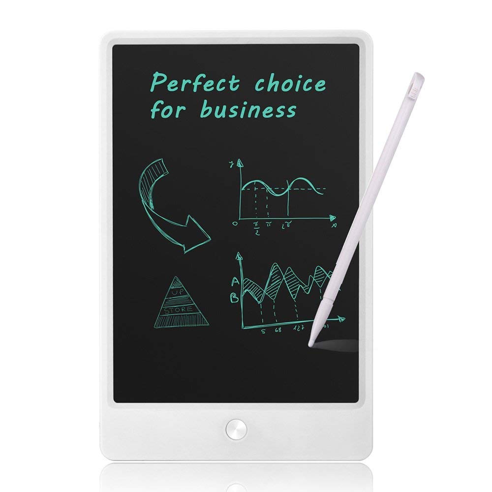 ProElite Business pad 9 Inch LCD Writing Tablet eWriter Electronic Writing pad Drawing Board Gifts for Office Business with Pen, White