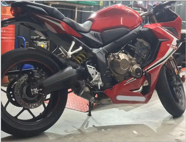 Amazon | FIRECARP バイク用 フルエキゾーストパイプ ステンレス製