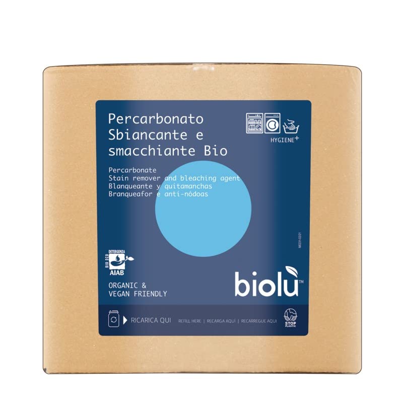 Biolù Detersivo PERCARBONATO ECO BIO Secchio 15 Kg Sbiancante disinfettante