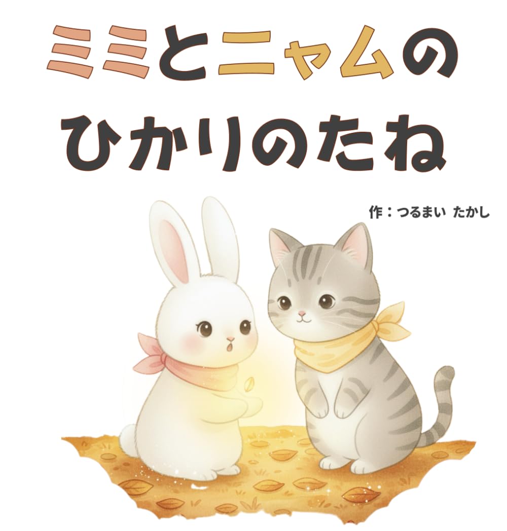 ミミとニャムのひかりのたね: 感じるAI絵本 〜読むより、心で感じる物語～