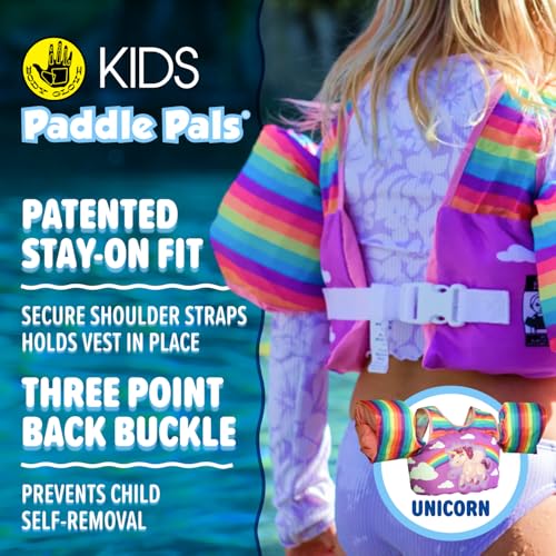 Image of Body Glove Paddle Pals Learn to Swim Life Vest, 33-55 lbs | U.S. Coast Guard approved learn-to-swim aid, Type III child's PFD for recreational boating; perfect for pools, lakes, beaches