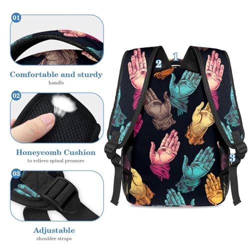 Sac à dos d'école pour garçons et filles avec trousse - 4