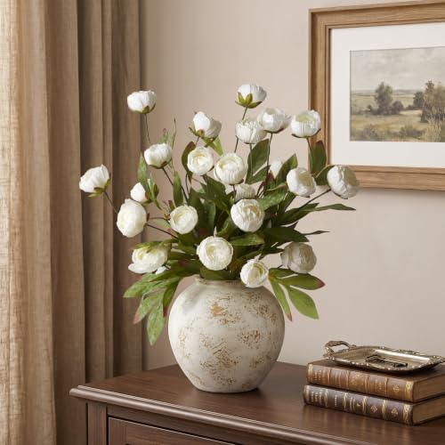 InnoGear 6 Pcs 27.36" Faux Peonies Artificial Flowers - image 5