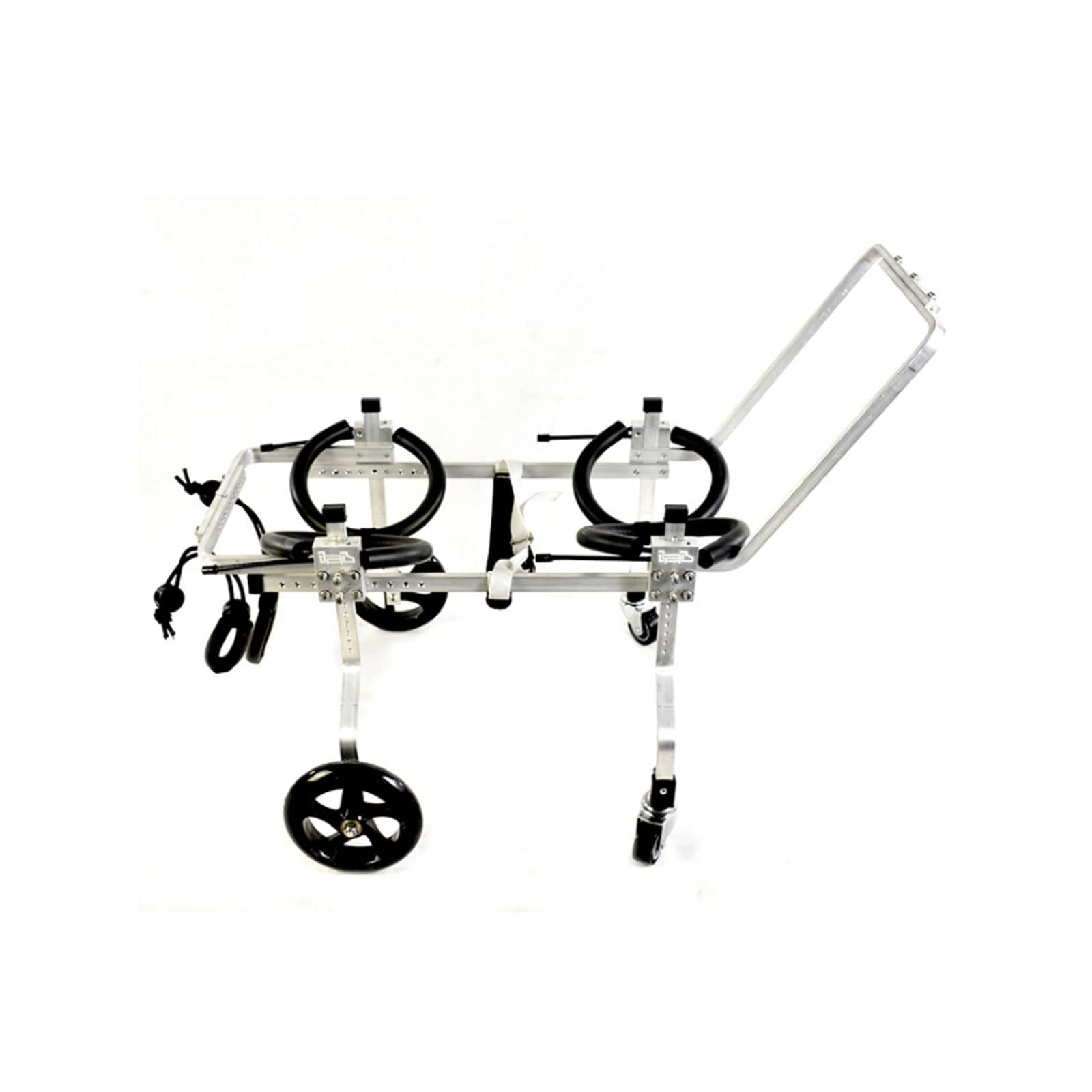 Fauteuil roulant pour chien handicapé à 4 roues réglable et léger