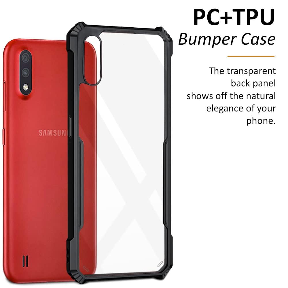 Samsung Galaxy M01 Case - Shock Proof Clear Cover -4