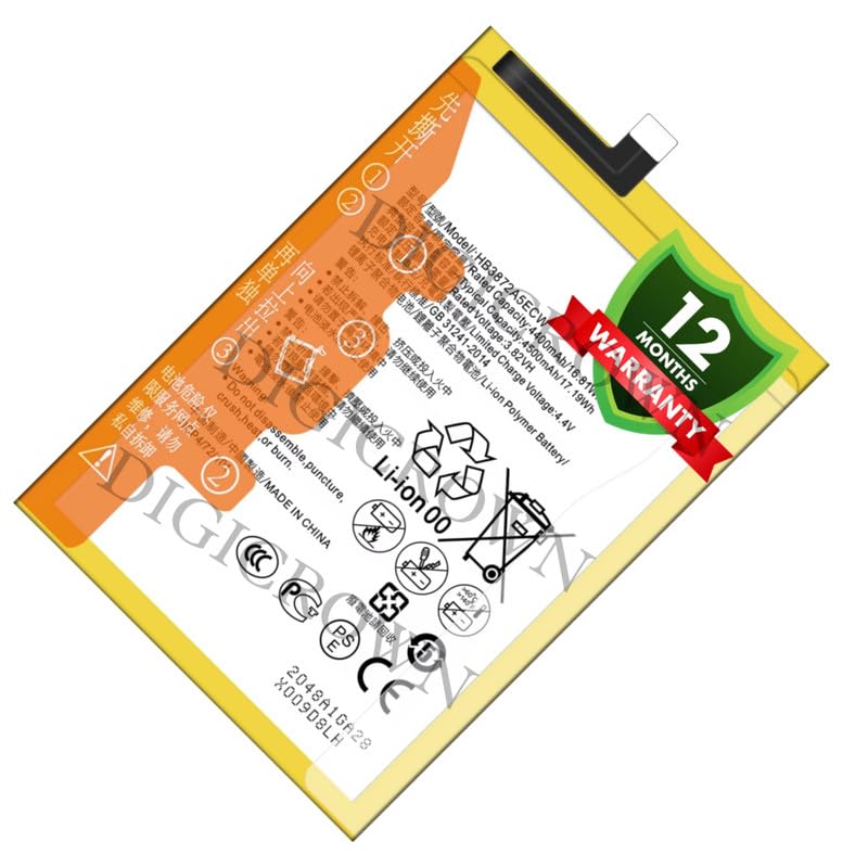 Image of Original HB3872A5ECW Battery Compatible for Huawei Honor Note 8 (Honor V8 Max) (EDI-AL10) - (4500mAh) - 1 Year Warranty