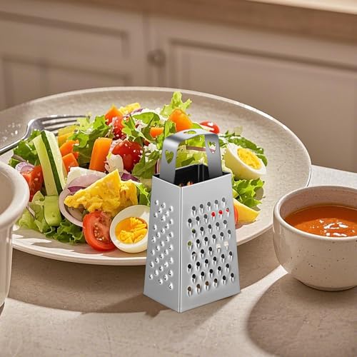 Mini rallador de queso acero inoxidable 6 piezas miniatura 4