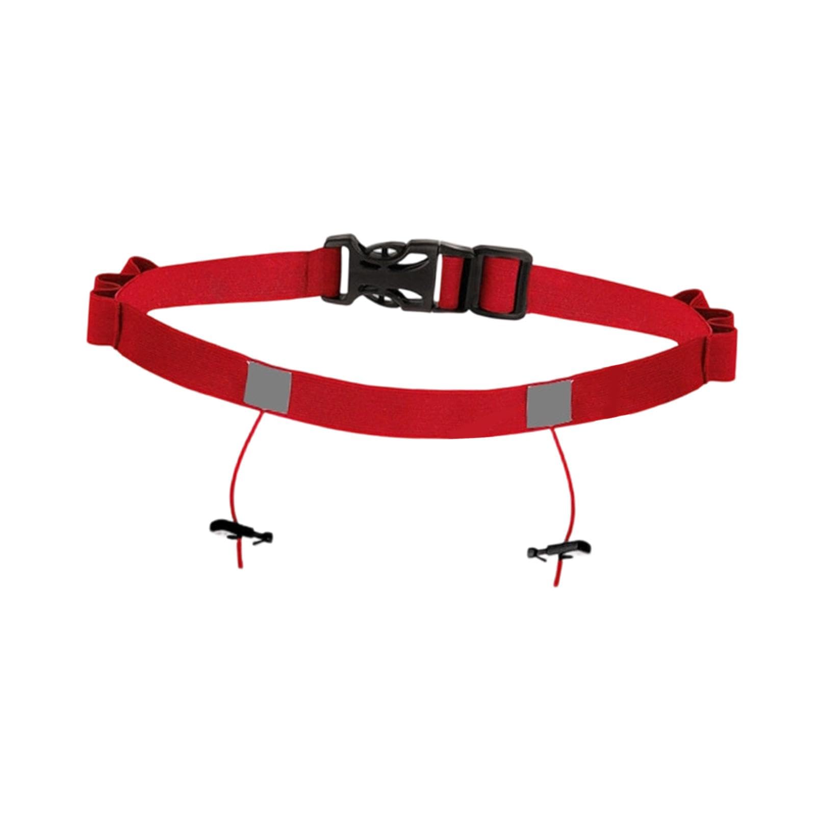 Triathlon Race Number Belt Convenient Premium Elastic Triathlon Running Belt red-image-46