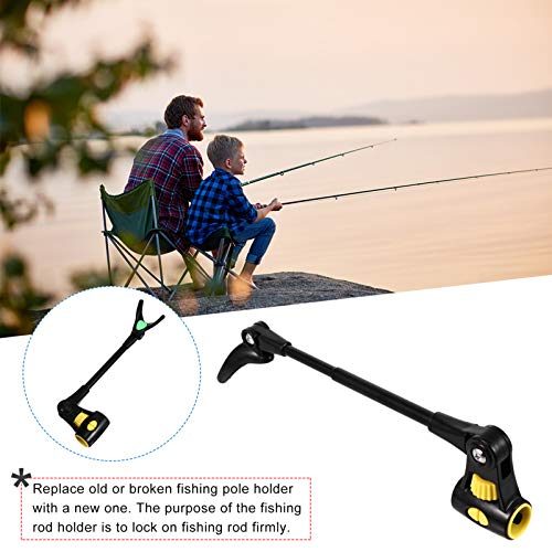 BESPORTBLE Suporte de Vara De Pesca Vara De Pesca Telescópica de Metal Antiderrapante Suporte de Ban