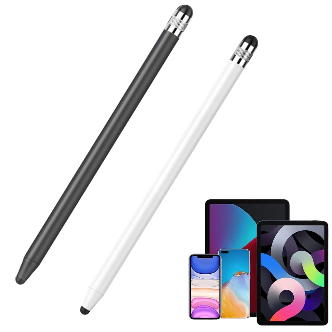 Penne per Tablet 2 in 1, Penna Stilo per Touch Screen per Samsung iPhone iPad