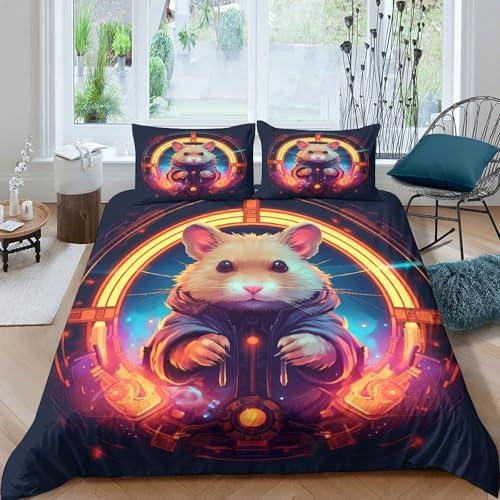 Cyber Dragon housse de couette 200x200 parure de lit homme microfibre - 4