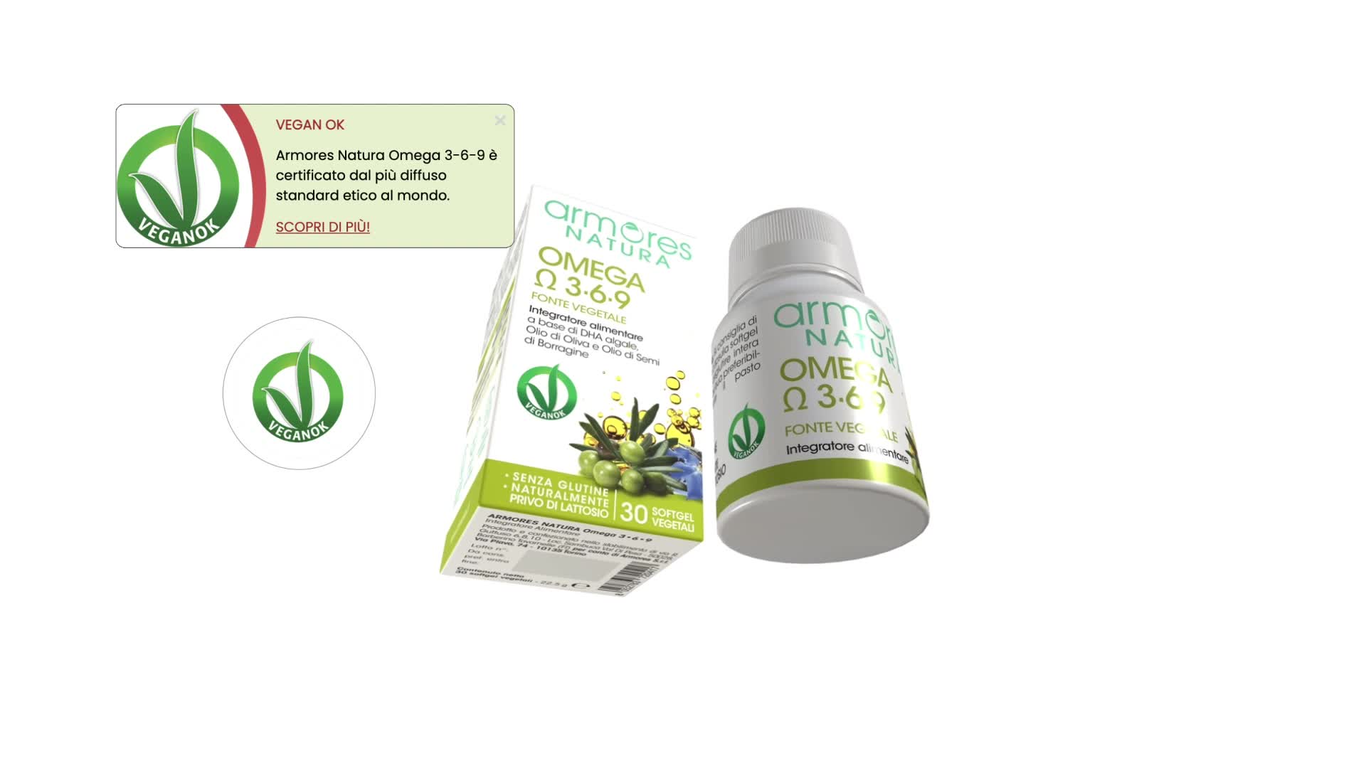 Armores Natura Integratori Alimentari, Omega 3-6-9, Integratore per il  Benessere Cardiovascolare, a Base di DHA Algale, Olio di Oliva e Olio di  Semi di Borragine, Vegano, 30 Softgel Vegetali : Amazon.it: Salute