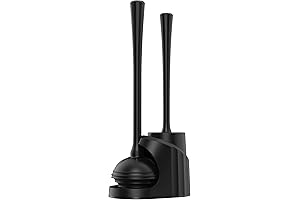 Toilet Brush and Plunger Set | Innovative Plunger & Brush Set for Superior Bathroom Cleaning
