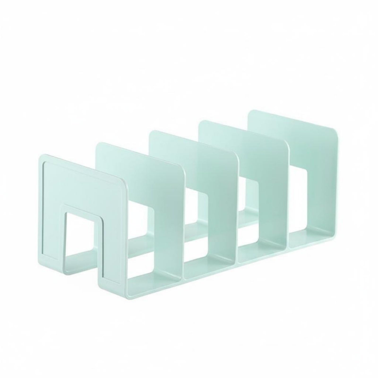 Keeps Bags Upright Bag Storage Divider Rack Space Saving Organizer Multi-Purpose ABSShelf Divider, Frost Green, Square | Satchel Organizers Organization & Craft Supplies-image-32