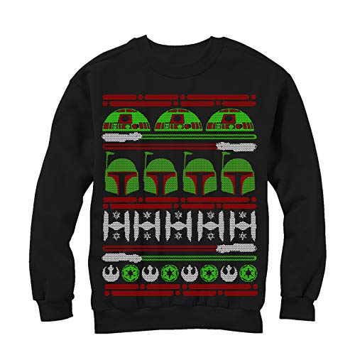 Men's Star Wars Ugly Christmas Boba Fett Sweatshirt