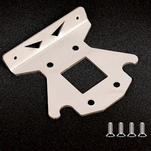 Image of Titanium Sparking Skid Plate Chassis Guard for Arrma 6S,Chassis Armor Undershield Protect | 1 /8 Talion /Typhon V4 V5 TLR /Kraton V4 V5 /Notorious V4 V5,2mm Thick Skid Plate Chassis Upgrade Part Bottom Cover-Titanium