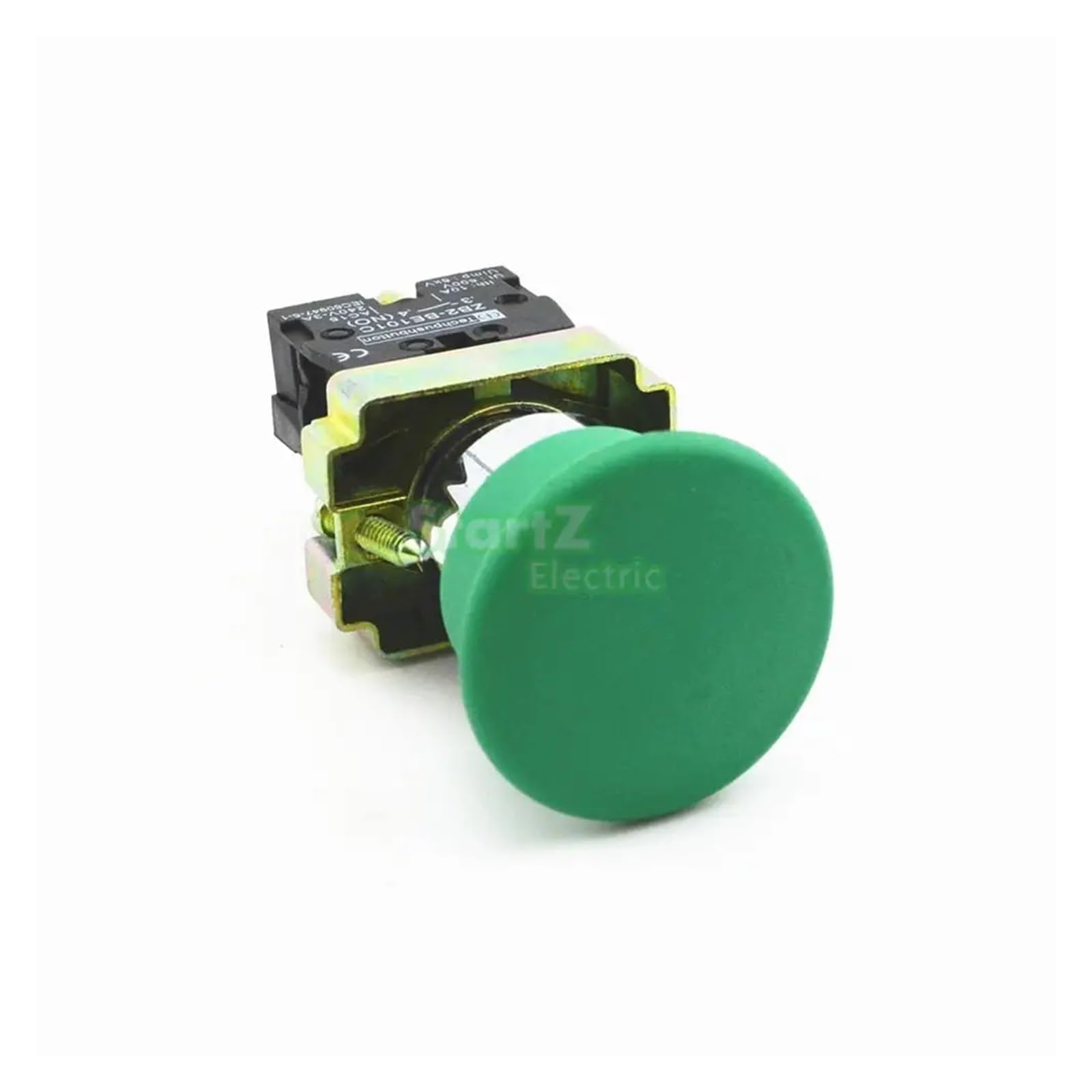 Interruptor pulsador tipo hongo momentáneo Green Sign, 1 NA, XB2-BC31