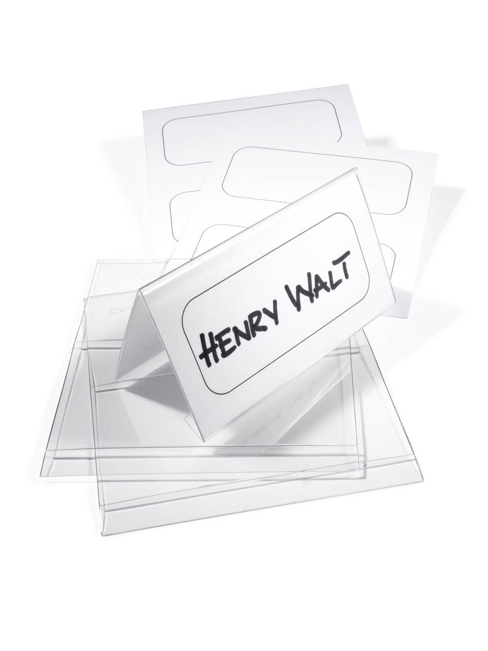 Portaidentificaciones Vertical De Vinilo – Tamaño 4 Pulgadas Alto X 3 Ancho – Venta Al Por Mayor (10, 25, 50, 100 Unidades) – Transparente