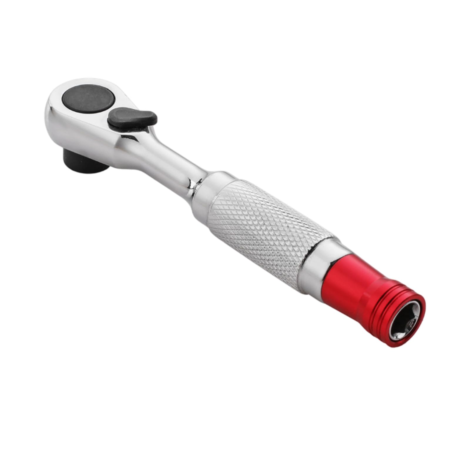 Kaccde Knurled Down Payment Torques 1 / 4Inch Ratchets Wrench Socket With 2 Directional Mechanism And Swivels Head For Accessing Tight Confined Space Automotive