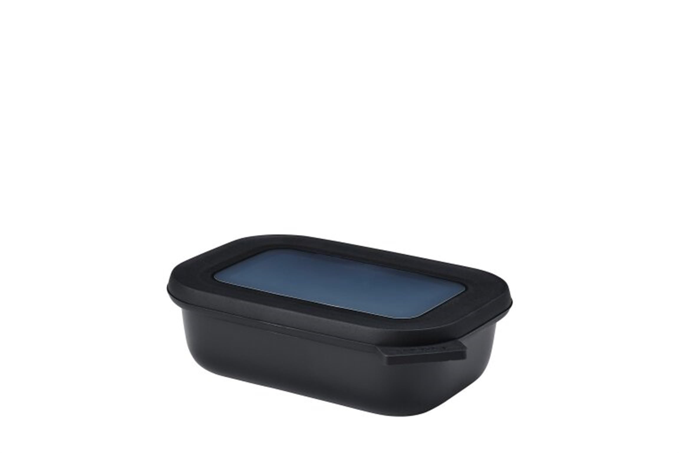 Mepal Cirqula Multi Bowl Rectangular 500 ml Nordic Black-Food Storage Box-Stackable-Dishwasher Safe, Polypropylene