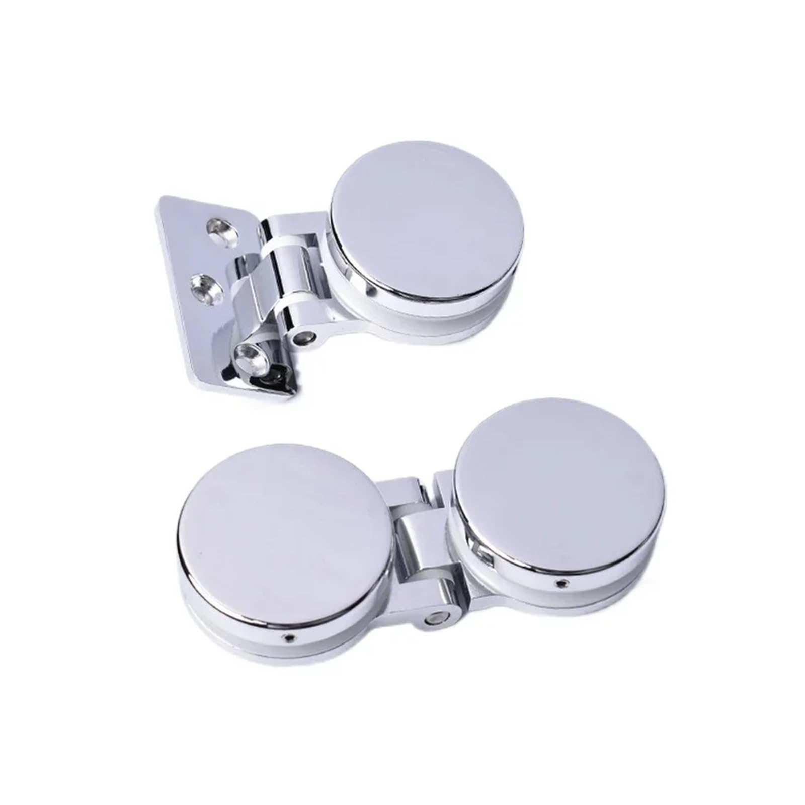Bisagras de puerta vidrio for baño aleación zinc 2 piezas
