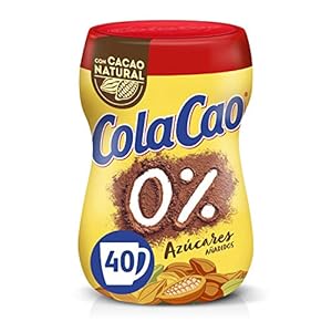 Cola Cao, 0 % Cacao oplospoeder zonder toegevoegde suikers, 300 g