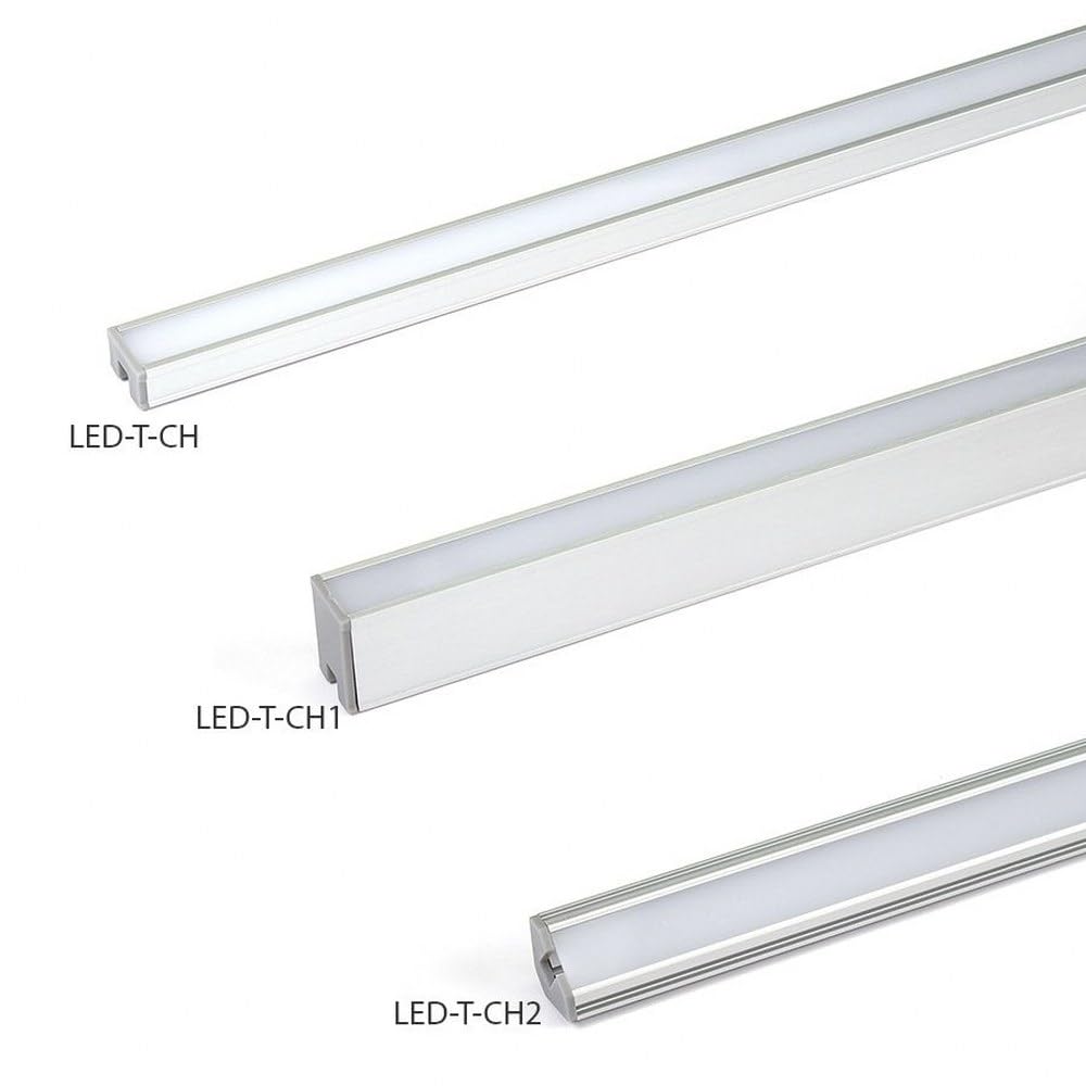WAC Lighting LED-T-CH2 Contemporary Angled Aluminum Tape Light Channel
