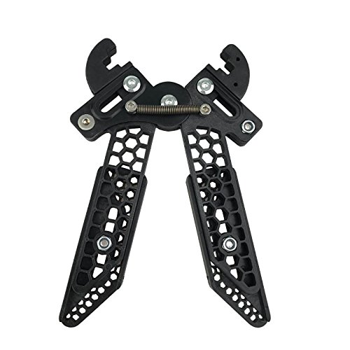AMEYXGS Archery Adjustable Bow Stand Bow Holder Compound Bow Accessories (black)