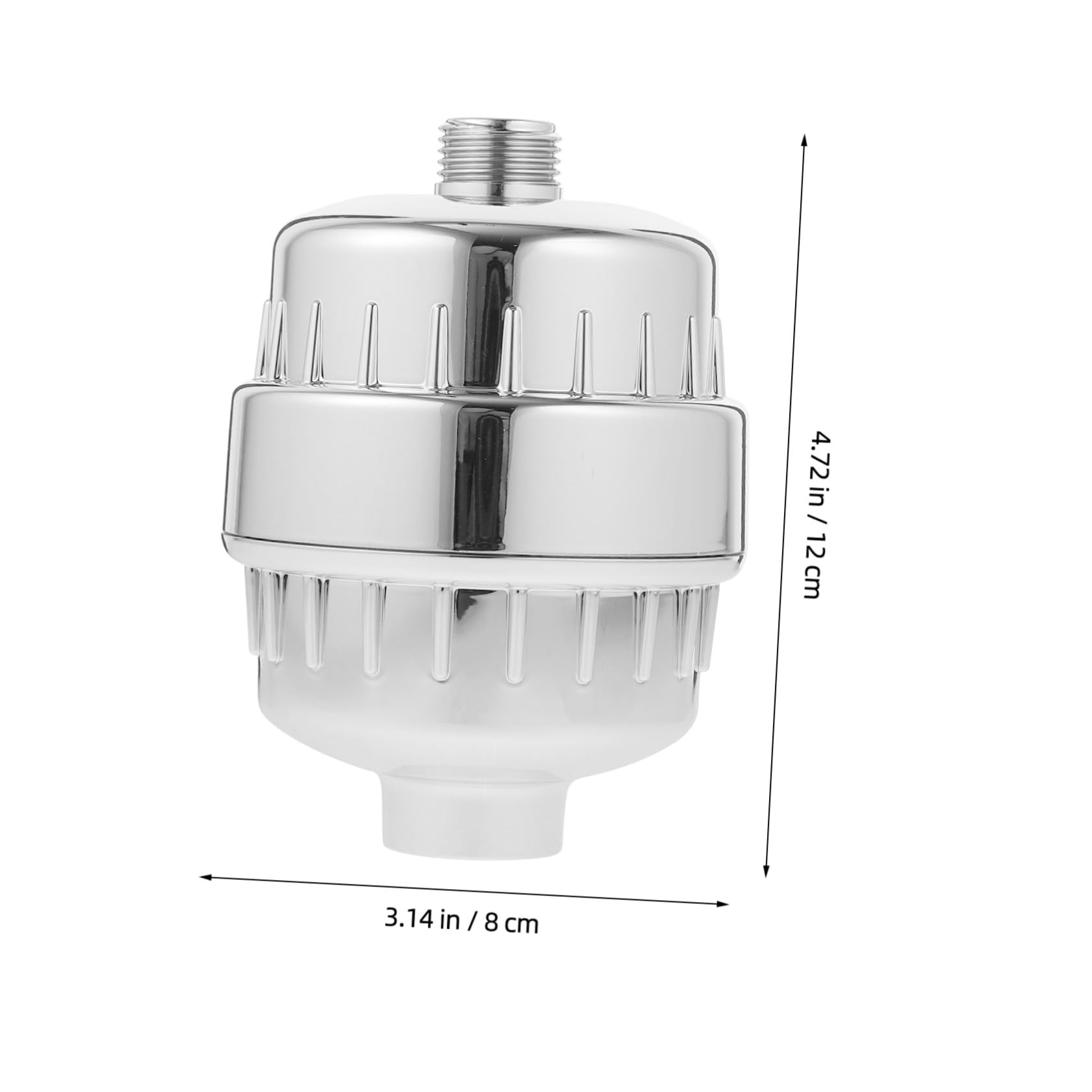 Cabilock Filtro Ducha Antical con Sistema de Filtración Múltiple Cabezal Giratorio para Agua Dura Ducha y Purificada Recambio para Cabezal Roto