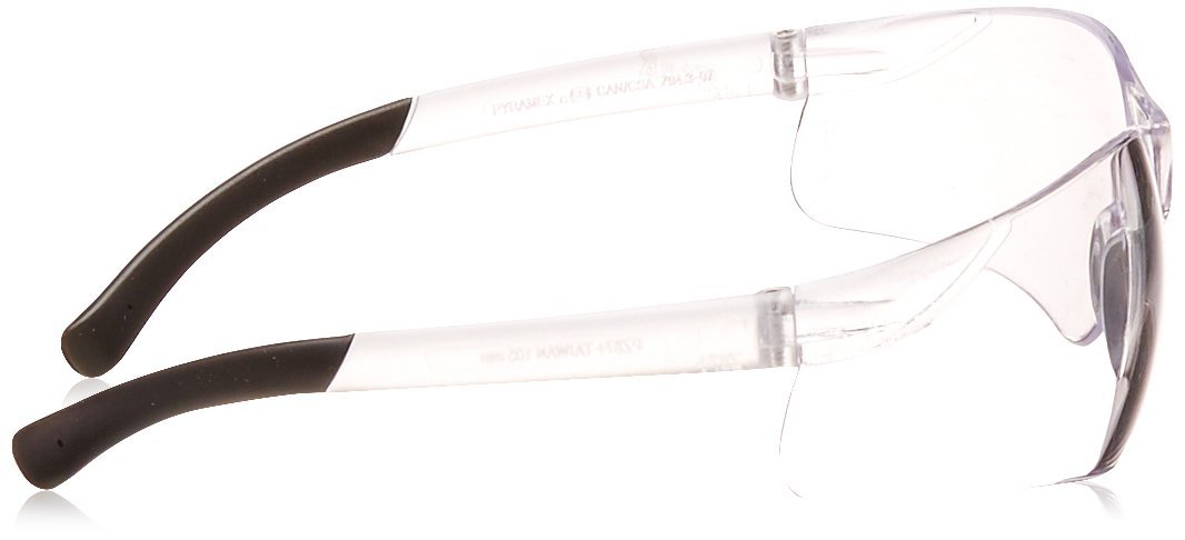 Pyramex S2510s Ztek Lunettes de sécurité, taille standard, clair lentille et cadre (lot de 12)