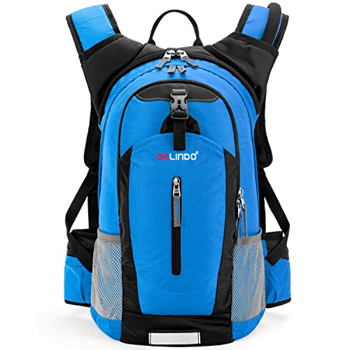 GELINDO Insulated Hiking Hydration Backpack - Hiking Hydration Pack with 2.5L Water Bladder - Insulated Water Backpack with Bladder for Hiking