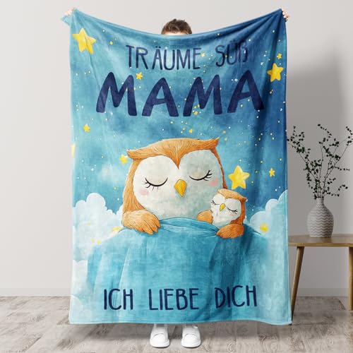 Tulolvae Geschenke für Mama, Flanell Decke Geburtstagsgeschenk für Den...