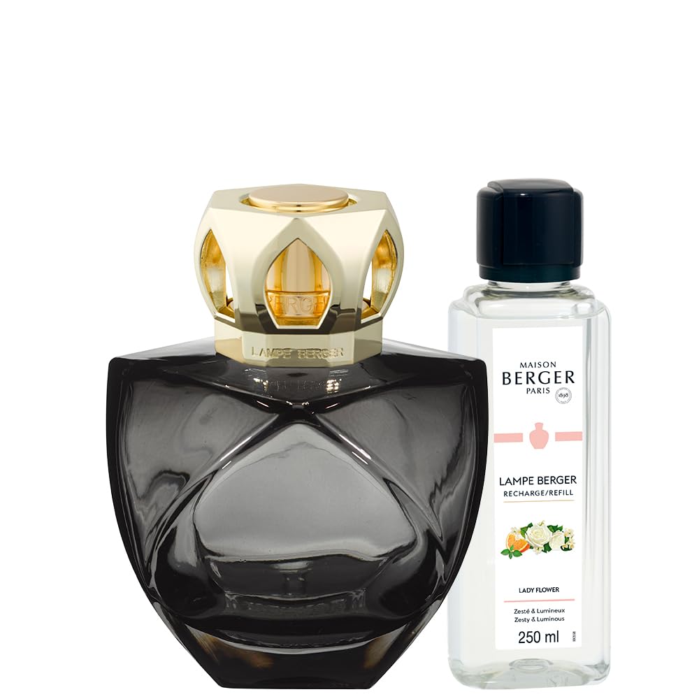 Maison Berger - Paquete de Regalo de lámpara de eternidad Negra Berger
