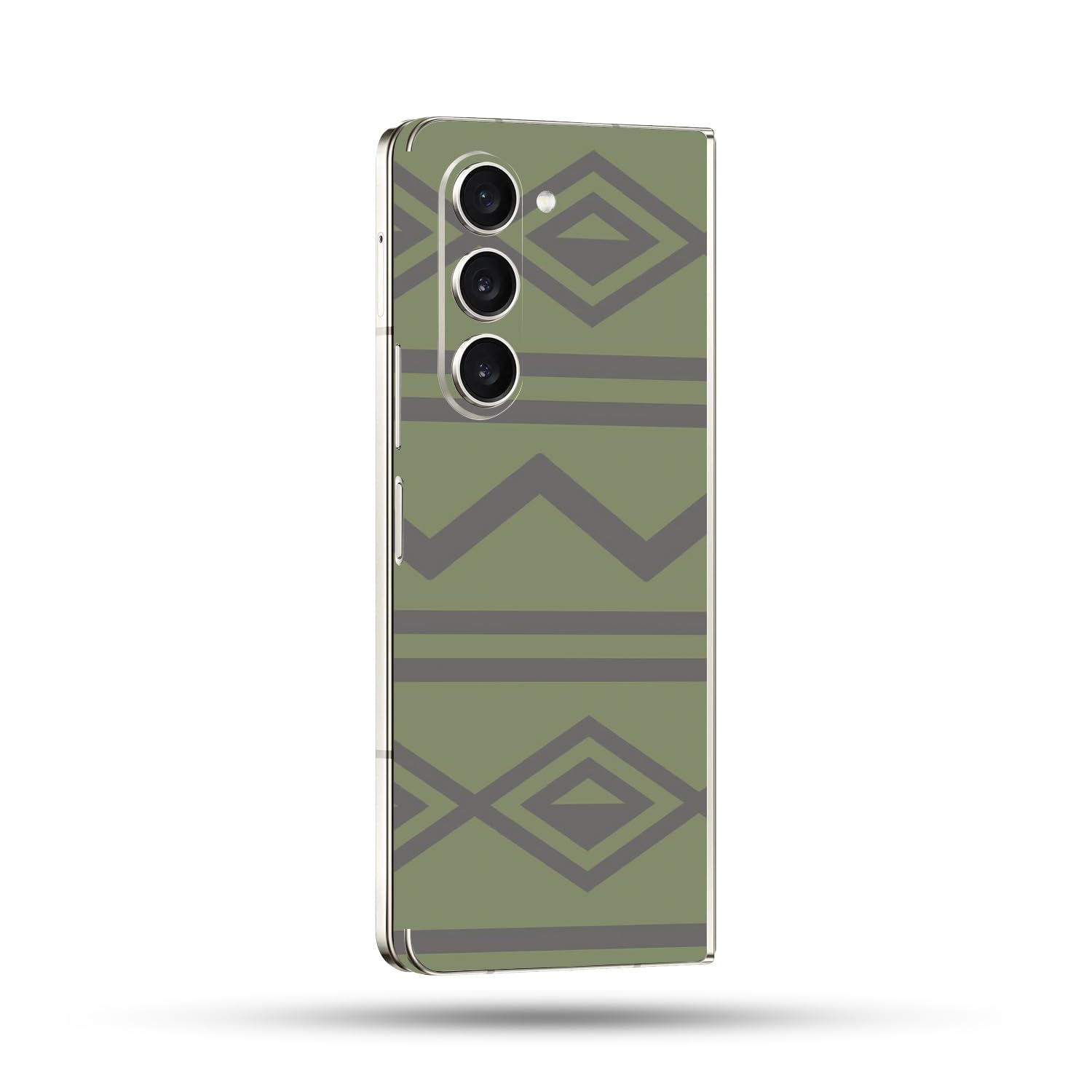 MightySkins Skin Compatible With Samsung Galaxy Z Fold 5 Full Wrap - Green Western | Protective, Durable, and Unique Vinyl Decal wrap cover | Easy To Apply, Remove, and Change Styles | Made in the USA