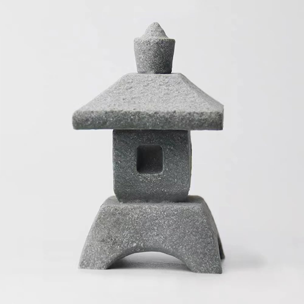 Amazon.co.jp: QIUEER ミニ石灯籠(とうろう) 角雪見灯籠 雪見 Amazon.co.jp: QIUEER ミニ石灯籠(とうろう) 角雪見灯籠 雪見