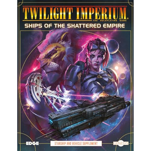 Image of Asmodee Genesys Roleplaying Game Ships of The Shattered Empire SOURCEBOOK - Twilight Imperium Starship & Vehicle Guides, Sci-Fi Fantasy Game for Kids & Adults, Ages 14+, 2-6 Players, 4+ Hours