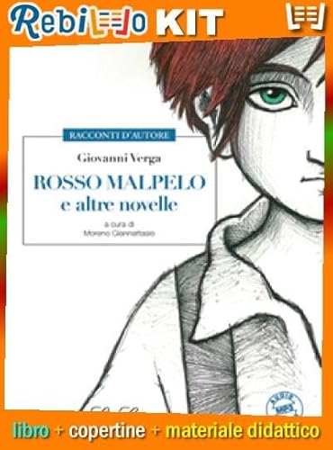 8052331015675 ROSSO MALPELO E ALTRE NOVELLE (9788846831354) - Libro Scolastico + Kit Scuola con Copertine Rebillo