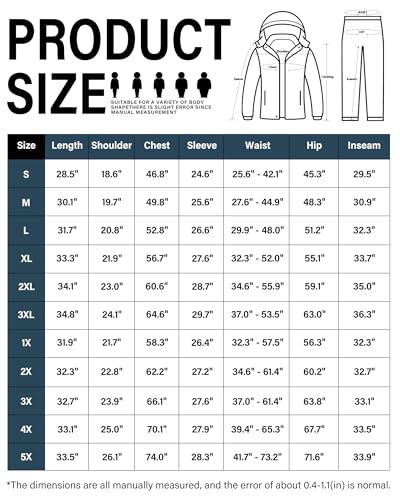 iCreek Capa de chuva para homens e mulheres, para uso ao ar livre, impermeável, respirável, antitemp